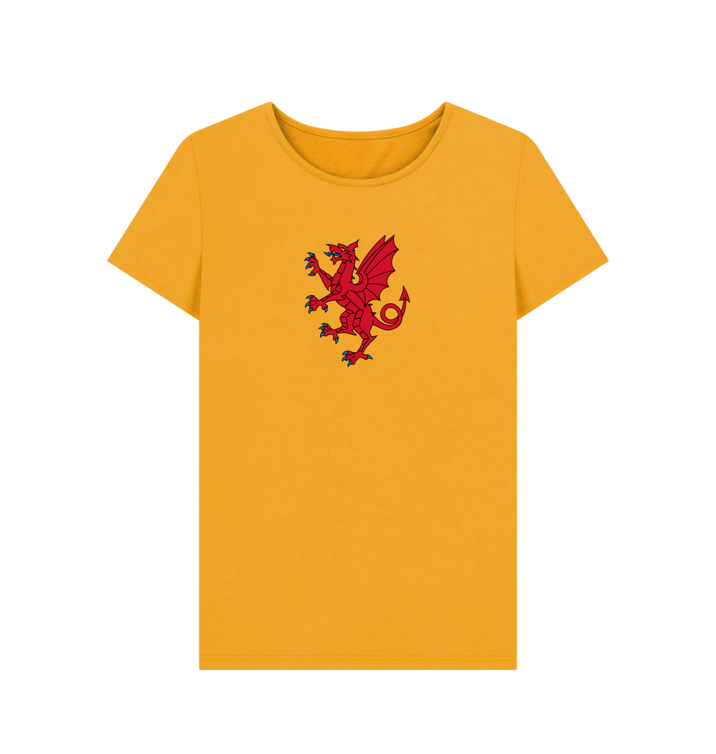 Mustard Printed T-shirt Front