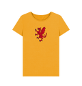 Mustard Printed T-shirt Front