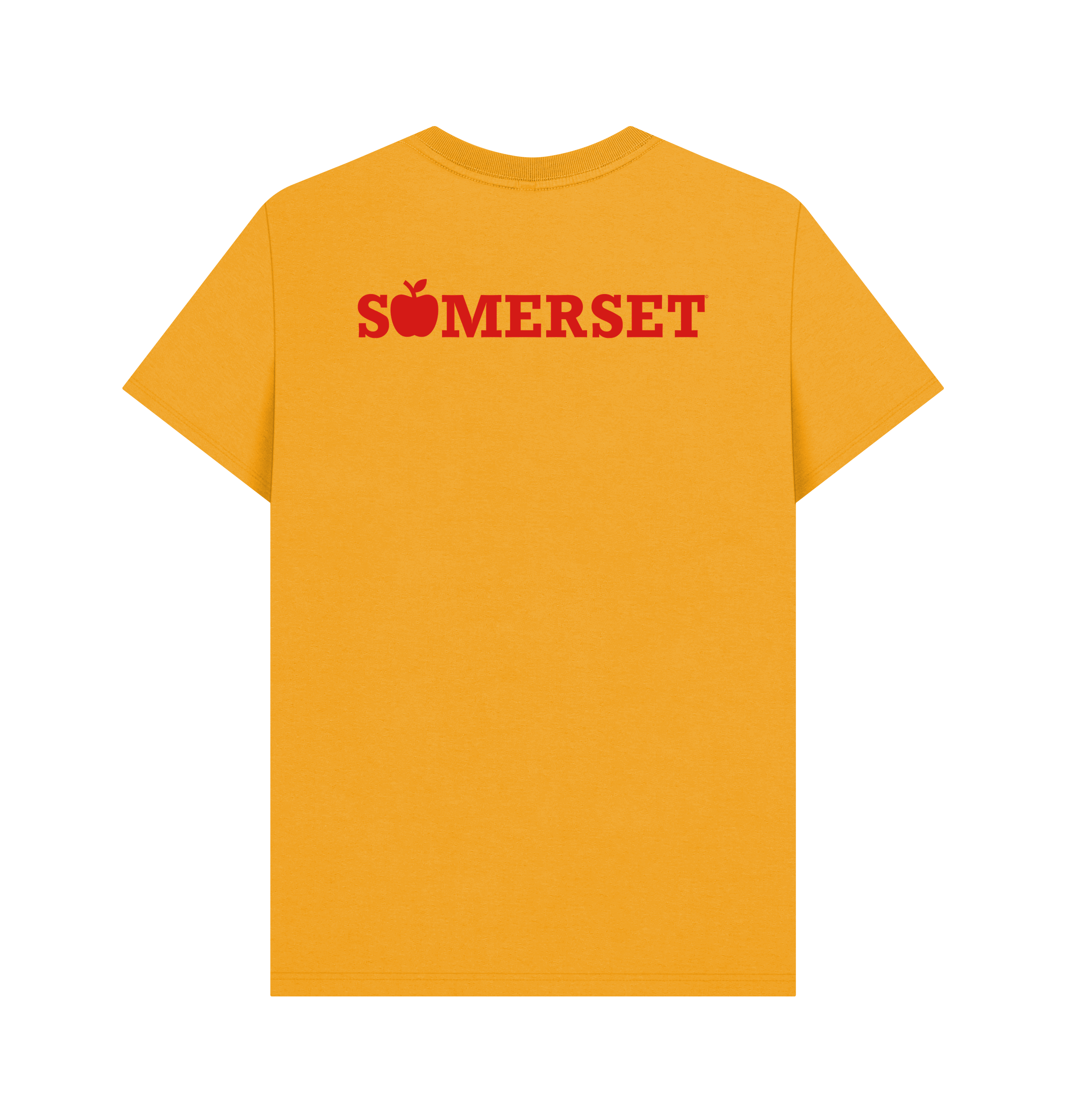 Mustard Printed T-shirt Back