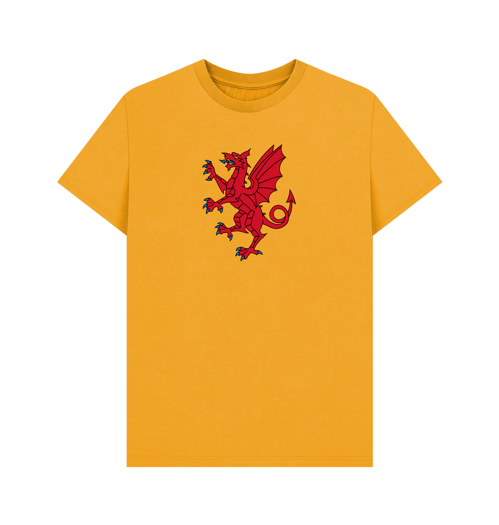 Mustard Printed T-shirt Front