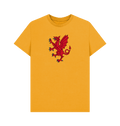 Mustard Printed T-shirt Front